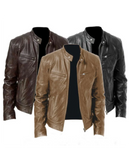 Jaqueta de Couro Masculina Racer